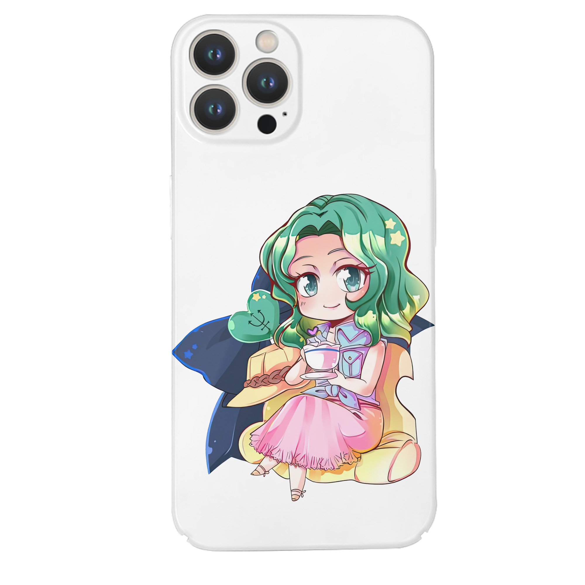 （画像用） 美少女戦士セーラームーン 海王 みちる（かいおう みちる） Sailor Moon Kaiou Michiru 【iPhone 14シリーズ対応】ハードケース